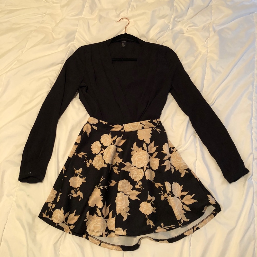 Forever 21 Black split top